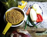 Foto del paso 1 de la receta: Guiso de lentejas súper fácil!!