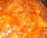 A picture of step 3 of Biriani #endyearchallenge.