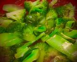 Hình bước làm 2 của món Bông cải xanh xào thịt bò