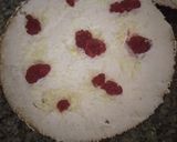 A picture of step 11 of White forest cake#mycreativewhiteforestrecp.chocolate flower.