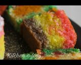 A picture of step 4 of Rainbow Cake.
