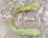 Gambar langkah 9 resipi Umbut Kelapa Masak Lemak Putih.