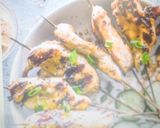 A picture of step 2 of Chicken satay sticks with Peanut saus#Ramadan special ".
