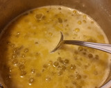 A picture of step 3 of Taisen's chicken fettuccine alfredo.