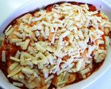 A picture of step 9 of Easy Gooey Lasagna Made with Gyoza Skins.