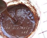 A picture of step 5 of Real Gateau Chocolate Cake For Valentine's Day.