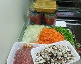 A picture of step 1 of Easy Keema Curry.