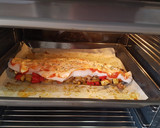 Foto del paso 4 de la receta: Merluza cremosa al horno con verduras asadas