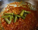 A picture of step 3 of Drumstick sabji punjabi style.