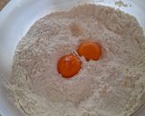 Foszlos fonott mazsolás kalács recept fázis 2 fotója