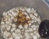 A picture of step 4 of Chicken tikka pasta 🍝.