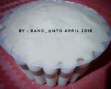 Foto langkah ke 6 dari resep Puding Pisang Lapis Cokelat #rabubaru_cookpad.