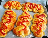 Hình bước làm 6 của món Bánh mì xúc xích phô mai