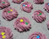 A picture of step 5 of Purple Sweet Potato Spritz Cookies.