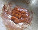 A picture of step 4 of Bengal Gram Dal Fritters Curry.