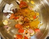 A picture of step 2 of எண்ணெய் கத்திரிக்காய்(Brinjal gravy).