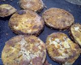 A picture of step 6 of Baingan kachri / bhaja.
