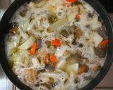 A picture of step 11 of From a Chef's Kitchen! The Secret to Easy and Super Delicious Tonjiru (Pork Miso Soup).