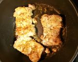 A picture of step 2 of Chicken zucchetti [zucchini pasta].