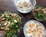 A picture of step 2 of Sig's Bratwurst Salad.