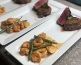 A picture of step 12 of Fillet Mignon w/ Kicker Shrimp Scalloped Baby Potatoes.