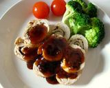 A picture of step 11 of Bite Sized Rolled Chicken Steaks.