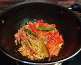 A picture of step 3 of Shrimp Masala.