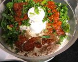A picture of step 1 of Methi Achari masala paratha.