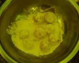 A picture of step 2 of Yam balls.