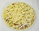 A picture of step 3 of Potato Soy Sauce Butter & Egg Mayo Pizza.