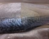 A picture of step 5 of Saba Sushi (Cured and Pressed Mackerel Sushi).
