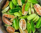A picture of step 2 of Ivy Gourd basmati pulav.