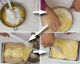 Une image de l'étape 11 de Un Gâteau en farine de riz avec chocolat blanc et marron.