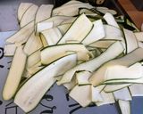 Une image de l'étape 2 de Lasagnes de Courgettes au Jambon, Béchamel et Fromage.