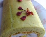 A picture of step 9 of Sakura Roll Cake with the Fragrance of Spring.