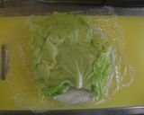 A picture of step 3 of Rolled Cabbage and Cured Ham.