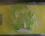A picture of step 3 of Rolled Cabbage and Cured Ham.