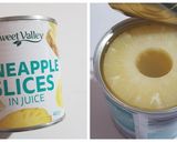 A picture of step 1 of Mango Pineapple Smoothie.