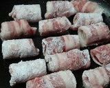 A picture of step 9 of My Family's Favorite Meat-Wrapped Koya Dofu.