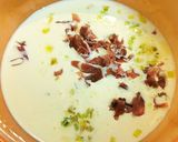 A picture of step 4 of Quiche with Jamón Ibérico and Manchego Cheese.