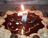 صورة لخطوة 7 من وصفة كعكة عيد ميلاد 🍰🍟🥞🍰🍩🍬🍬