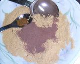 A picture of step 1 of Kinako, Cocoa & Coffee Mochi in the Microwave Like It's Freshly Pounded.
