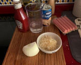 Foto del paso 1 de la receta: Macarrones con champiñones y salchichas