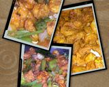 A picture of step 5 of Chilly Prawns.. an exotic delight.