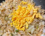 高麗菜小魚蛋炒飯的食譜步驟4照片