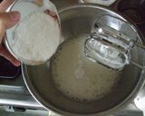 A picture of step 4 of Moist and Airy Black Tea Chiffon Cake.