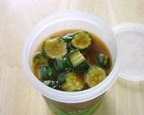 A picture of step 4 of Shake-Shake Cucumber Pickles.