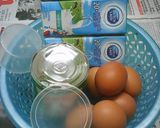Hình bước làm 1 của món kem flan