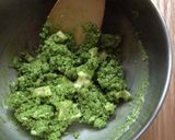 A picture of step 6 of Pancake Mix Matcha Chocolate Scone.