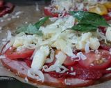 A picture of step 1 of Salami Pizza.
